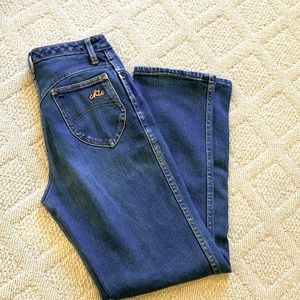 Vintage high rise chic straight leg jeans
